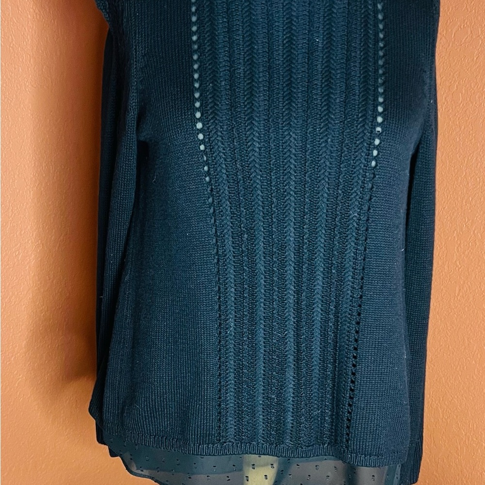 Lucky Brand Textured Black Top